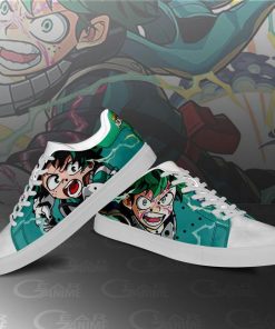 Izuku Midoriya Skate Shoes My Hero Academia Custom Anime Shoes PN10 - 4 - GearAnime