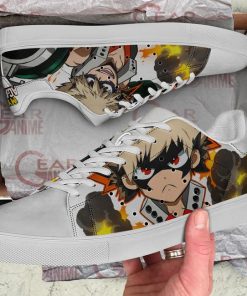 Katsuki Bakugou Skate Shoes My Hero Academia Custom Anime Shoes PN10 - 2 - GearAnime