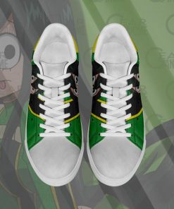Tsuyu Asui Skate Shoes My Hero Academia Custom Anime Shoes PN10 - 4 - GearAnime