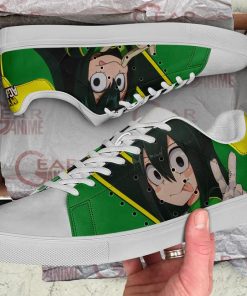 Tsuyu Asui Skate Shoes My Hero Academia Custom Anime Shoes PN10 - 3 - GearAnime