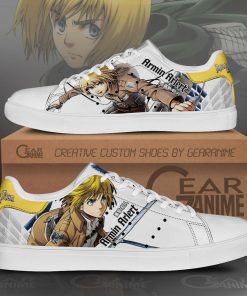 Armin Arlert Skate Sneakers Attack On Titan Anime Shoes PN10 - 1 - GearAnime