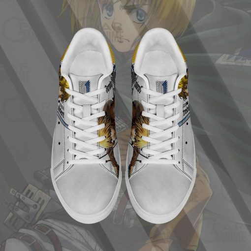 Armin Arlert Skate Sneakers Attack On Titan Anime Shoes PN10 - 4 - GearAnime