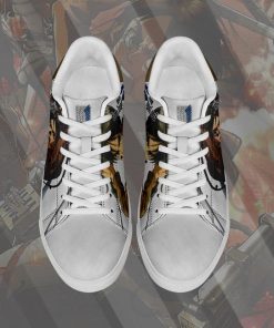 Eren Jeager Skate Sneakers Attack On Titan Anime Shoes PN10 - 4 - GearAnime