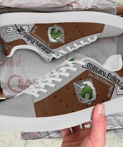 Military Police Skate Sneakers Uniform Attack On Titan Anime Shoes PN10 - 2 - GearAnime