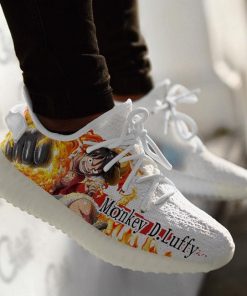 Luffy Yzy Shoes Skill One Piece Custom Anime Shoes TT10 - 4 - GearAnime