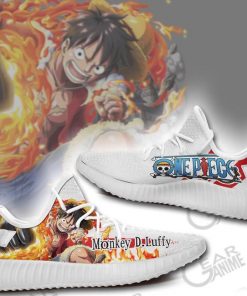 Luffy Yzy Shoes Skill One Piece Custom Anime Shoes TT10 - 2 - GearAnime