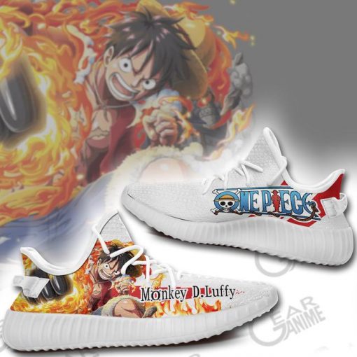 Luffy Yzy Shoes Skill One Piece Custom Anime Shoes TT10 - 2 - GearAnime