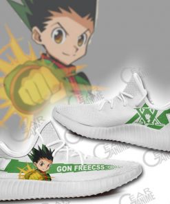 Gon Freecss Yzy Shoes Hunter X Hunter Anime Sneakers TT10 - 2 - GearAnime