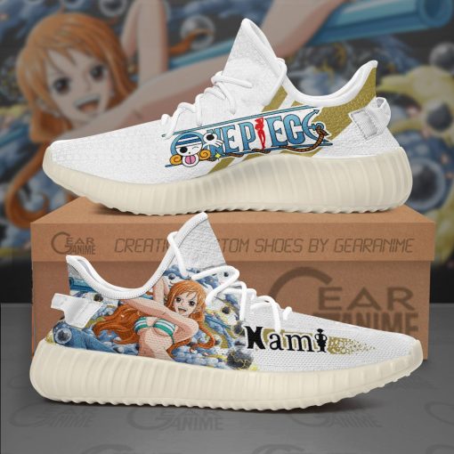 Nami Yzy Shoes One Piece Custom Anime Sneakers TT10 - 1 - GearAnime