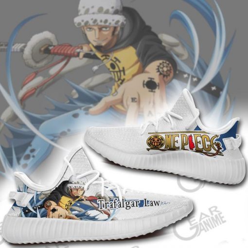 Trafalgar Law Yzy Shoes One Piece Custom Anime Shoes TT10 - 3 - GearAnime