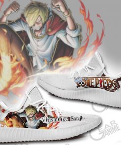 Vinsmoke Sanji Yzy Shoes One Piece Custom Anime Sneakers TT10 - 3 - GearAnime