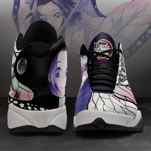 Shinobu Kocho Jordan 13 Sneakers Demon Slayer Anime Shoes MN10 - 5 - GearAnime