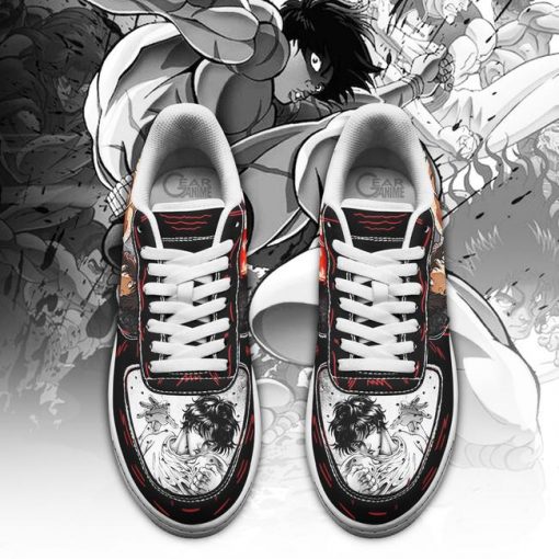 Baki Hanma Air Force Sneakers Baki Custom Anime Shoes PT10 - 2 - GearAnime