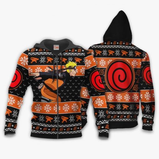 Naruto Running Ugly Christmas Sweater Naruto Anime Xmas Gift VA10 - 2 - GearAnime