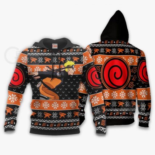 Naruto Running Ugly Christmas Sweater Naruto Anime Xmas Gift VA10 - 3 - GearAnime
