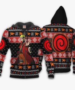 Naruto Sage Ugly Christmas Sweater Naruto Anime Xmas Gift VA10 - 2 - GearAnime