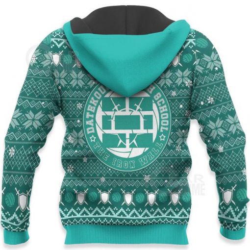 Dateko Ugly Christmas Sweater Date Tech High Haikyuu Xmas VA10 - 4 - GearAnime