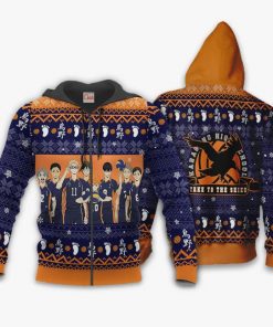 Karasuno Ugly Christmas Sweater Haikyuu Anime Xmas Shirt VA10 - 2 - GearAnime
