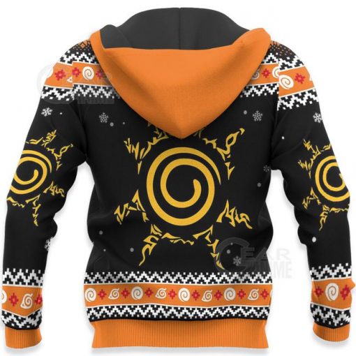 Kurama Nine Tails Ugly Christmas Sweater Naruto Anime Xmas Gift VA10 - 4 - GearAnime
