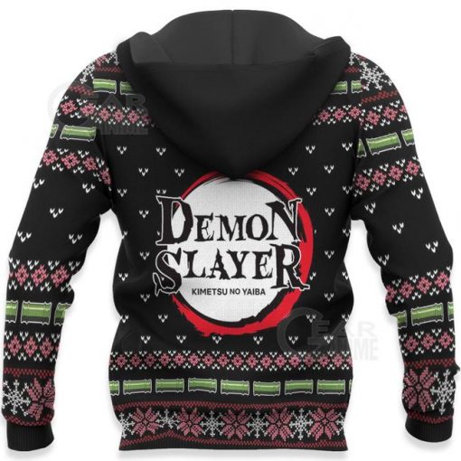 Nezuko Kamado Ugly Sweater Christmas Demon Slayer Anime Gift VA10 - 4 - GearAnime
