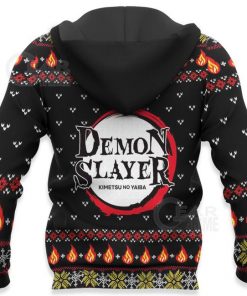 Kyojuro Rengoku Ugly Christmas Sweater Demon Slayer Anime Xmas Gift VA10 - 4 - GearAnime
