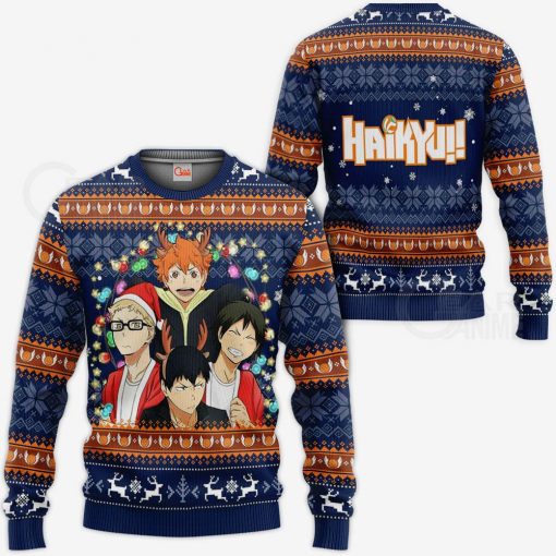Haikyuu Ugly Christmas Sweater Haikyuu Anime Xmas Gift VA10 - 1 - GearAnime