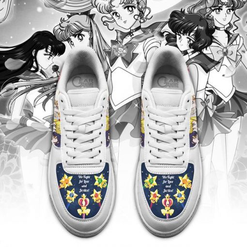 Sailor Moon Team Air Force Shoes Custom Anime Sneakers PT10 - 2 - GearAnime