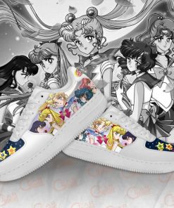 Sailor Moon Team Air Force Shoes Custom Anime Sneakers PT10 - 4 - GearAnime