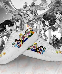 Sailor Moon Air Force Shoes Custom Anime Sneakers PT10 - 4 - GearAnime