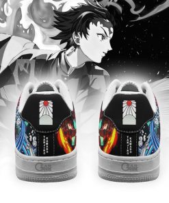 Tanjiro Water and Sun Air Force Shoes Demon Slayer Anime Sneakers PT10 - 3 - GearAnime