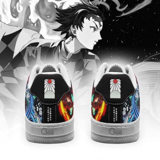 Tanjiro Water and Sun Air Force Shoes Demon Slayer Anime Sneakers PT10 - 3 - GearAnime