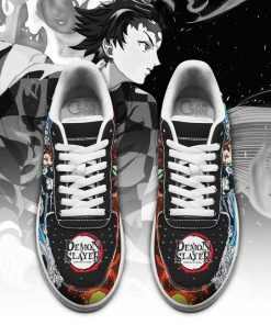 Tanjiro Water and Sun Air Force Shoes Demon Slayer Anime Sneakers PT10 - 2 - GearAnime
