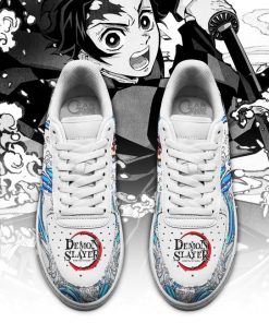 Tanjiro Water Breathing Air Force Shoes Demon Slayer Anime Sneakers PT10 - 2 - GearAnime