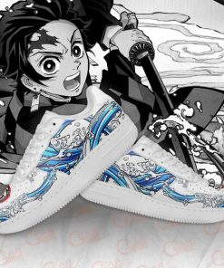 Tanjiro Water Breathing Air Force Shoes Demon Slayer Anime Sneakers PT10 - 4 - GearAnime