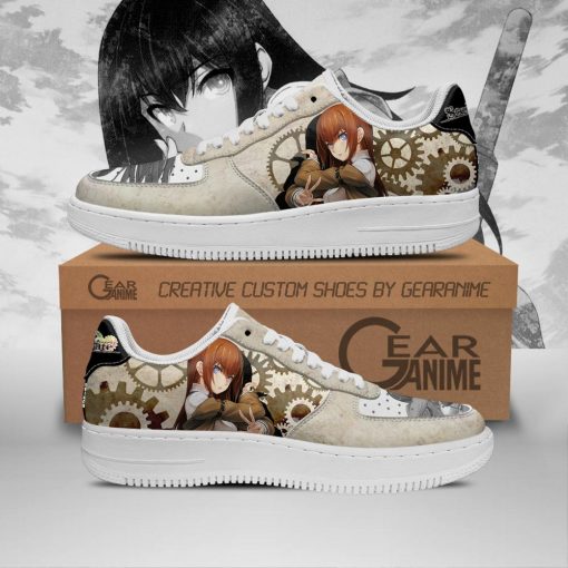 Kurisu Makise Air Force Shoes Steins Gate Anime Sneakers PT11 - 1 - GearAnime