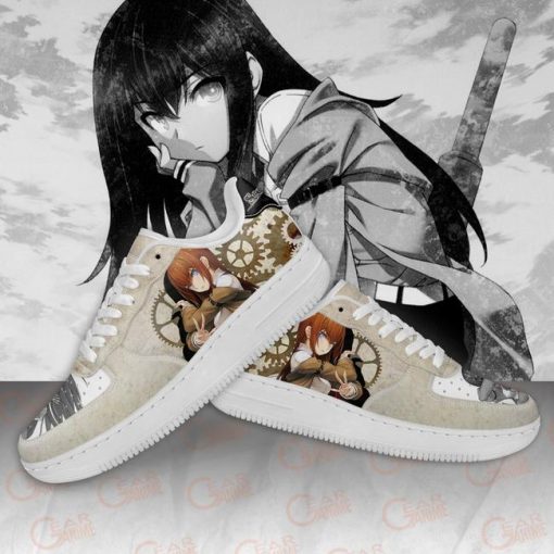 Kurisu Makise Air Force Shoes Steins Gate Anime Sneakers PT11 - 4 - GearAnime
