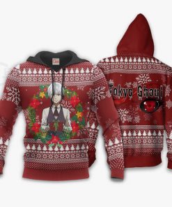 Ken Kaneki Ugly Christmas Sweater Tokyo Ghoul Anime Gift Idea VA11 - 3 - GearAnime