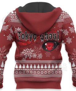 Ken Kaneki Ugly Christmas Sweater Tokyo Ghoul Anime Gift Idea VA11 - 4 - GearAnime