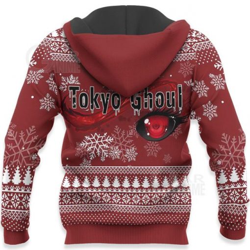 Ken Kaneki Ugly Christmas Sweater Tokyo Ghoul Anime Gift Idea VA11 - 4 - GearAnime