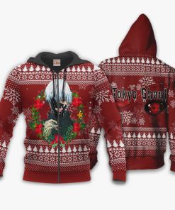 Ken Kaneki Cool Ugly Christmas Sweater Tokyo Ghoul Gift Idea VA11 - 2 - GearAnime