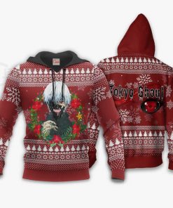 Ken Kaneki Cool Ugly Christmas Sweater Tokyo Ghoul Gift Idea VA11 - 3 - GearAnime