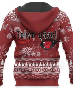 Ken Kaneki Cool Ugly Christmas Sweater Tokyo Ghoul Gift Idea VA11 - 4 - GearAnime