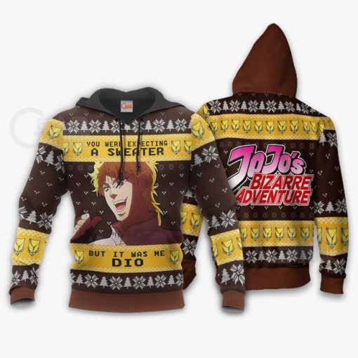 Dio Brando Ugly Christmas Sweater JoJo's Bizarre Adventure Xmas VA11 - 3 - GearAnime