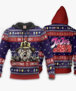 Joseph Joestar Ugly Christmas Sweater Oh My God JoJo's Anime VA11 - 3 - GearAnime