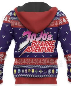 Joseph Joestar Ugly Christmas Sweater Oh My God JoJo's Anime VA11 - 4 - GearAnime