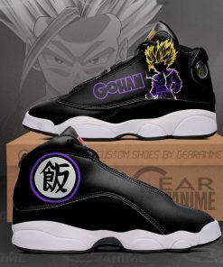 Gohan Jordan 13 Sneakers Dragon Ball Z Anime Shoes MN11 - 1 - GearAnime