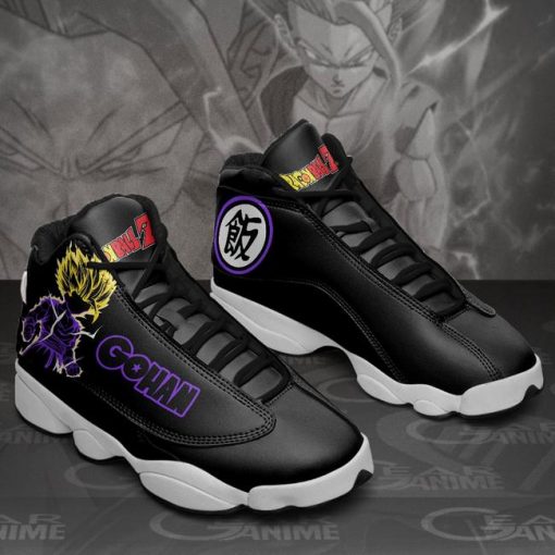 Gohan Jordan 13 Sneakers Dragon Ball Z Anime Shoes MN11 - 3 - GearAnime