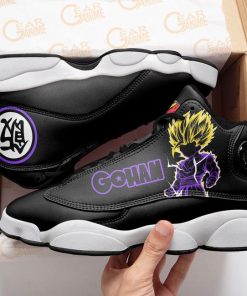 Gohan Jordan 13 Sneakers Dragon Ball Z Anime Shoes MN11 - 2 - GearAnime