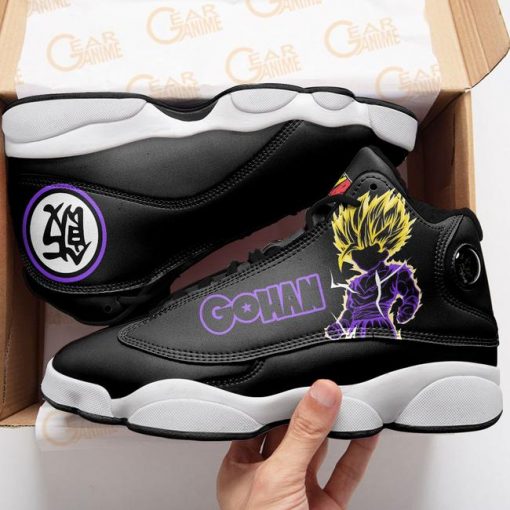 Gohan Jordan 13 Sneakers Dragon Ball Z Anime Shoes MN11 - 2 - GearAnime
