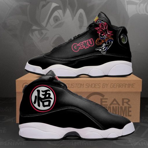 Goku God Jordan 13 Sneakers Dragon Ball Z Anime Shoes MN11 - 1 - GearAnime
